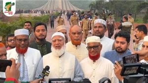 “এটি আমার নৈতিক দায়িত্ব”—স্মৃতিসৌধে বিরোধীদলীয় নেতা  
