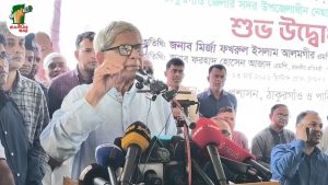 কড়া হুঁশিয়ারি ফখরুলের: “রাডার দিয়ে নজর রাখছি” 